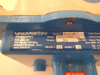 USED VALVCON VWX300CKE115A ACTUATOR