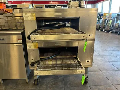 Middleby Marshall DZ33T CTX Electric Infrared Conveyor Oven - Double Stack, STD Single Belt, Menu Select Controller — 208V, 3PHMiddleby Marshall DZ33T CTX Electric Infrared Conveyor Oven - Double Stack, STD Single Belt, Menu Select Controller — 20...