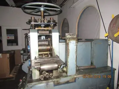 N Ferrara 4 High 5″ x 8″ Precision Power Finishing Rolling Mill for Flat Stock