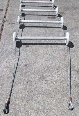 Guardian Fall Protection 17 Ft Rapid Deployment Rescue Ladder Rescue System