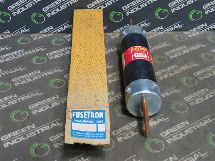 Used FUSETRON FRS 200 Fuses | Green Industrial #673499