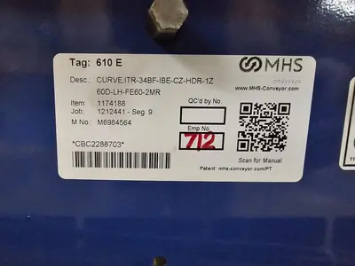 Used MHS MDR Conveyors | Packer City Sales #1298161