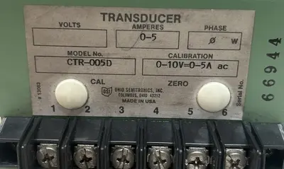 Used OHIO SEMITRONICS CTR-005D Transducers Ohio US | Surplus Asset Holdings #1248102