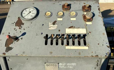 12" GOTCO MODEL #FT-80-2145 PIPE BUCKING MAKE-UP & BREAKOUT DOWNHOLE PIPE TORQUE MACHINE: YOBRO #24411