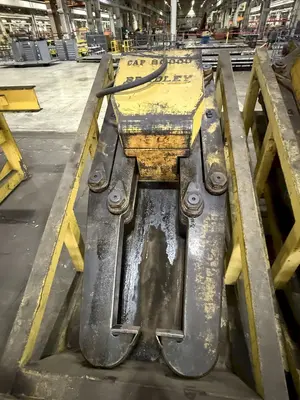 40 TON (80,000 LBS) BRADLEY ADJUSTABLE TELESCOPING COIL LIFTING GRAB TONGS: STOCK #23558