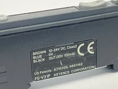 USED KEYENCE FIBER AMPLIFIER MAIN UNIT 7" CABLE