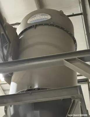 Imperial Systems Industrial Cyclone Dust Collector – 72" Carbon Steel Cyclone