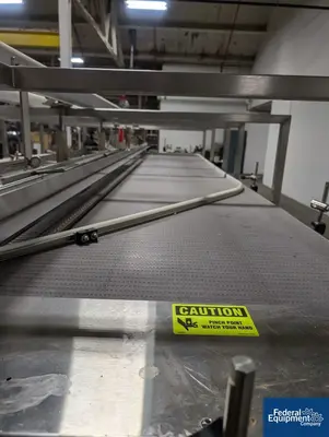 USED Barry Wehmiller 72" x 175" Accumulation Conveyor