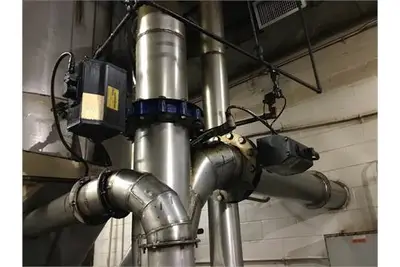 Dust Collector w/ SS Bag House, 5'dia x 8'H straight x 40" cone