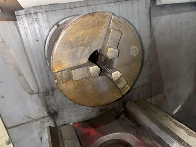 14" X 40" SUMMIT MODEL #14 ENGINE LATHE. 2" HOLE: STOCK #23258