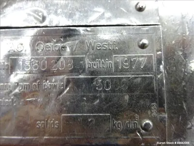 Used WESTFALIA BKA35-86-076 Disc Batch Centrifuges Illinois US | Aaron Equipment #84674