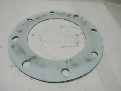 Garlock 3000 13-1/2" 8 Hole Full Face Flange Ring Gasket Teflon Jacket