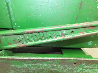 Roura Self Dumping Hopper 1/3 Yard Forklift Steel Dumpster 40x48x24"