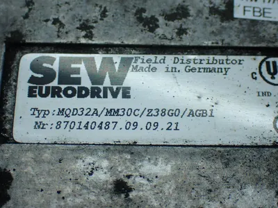 Used SEW EURODRIVE MQD32A/MM30C/Z38G0/AGB1 PLC Input & Output Ohio US | HGR 24 #838766