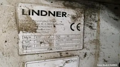 Used LINDNER MICROMAT PLUS 2500 Dual Rotor or Single Rotor Shredders Illinois US | Aaron Equipment #1271504