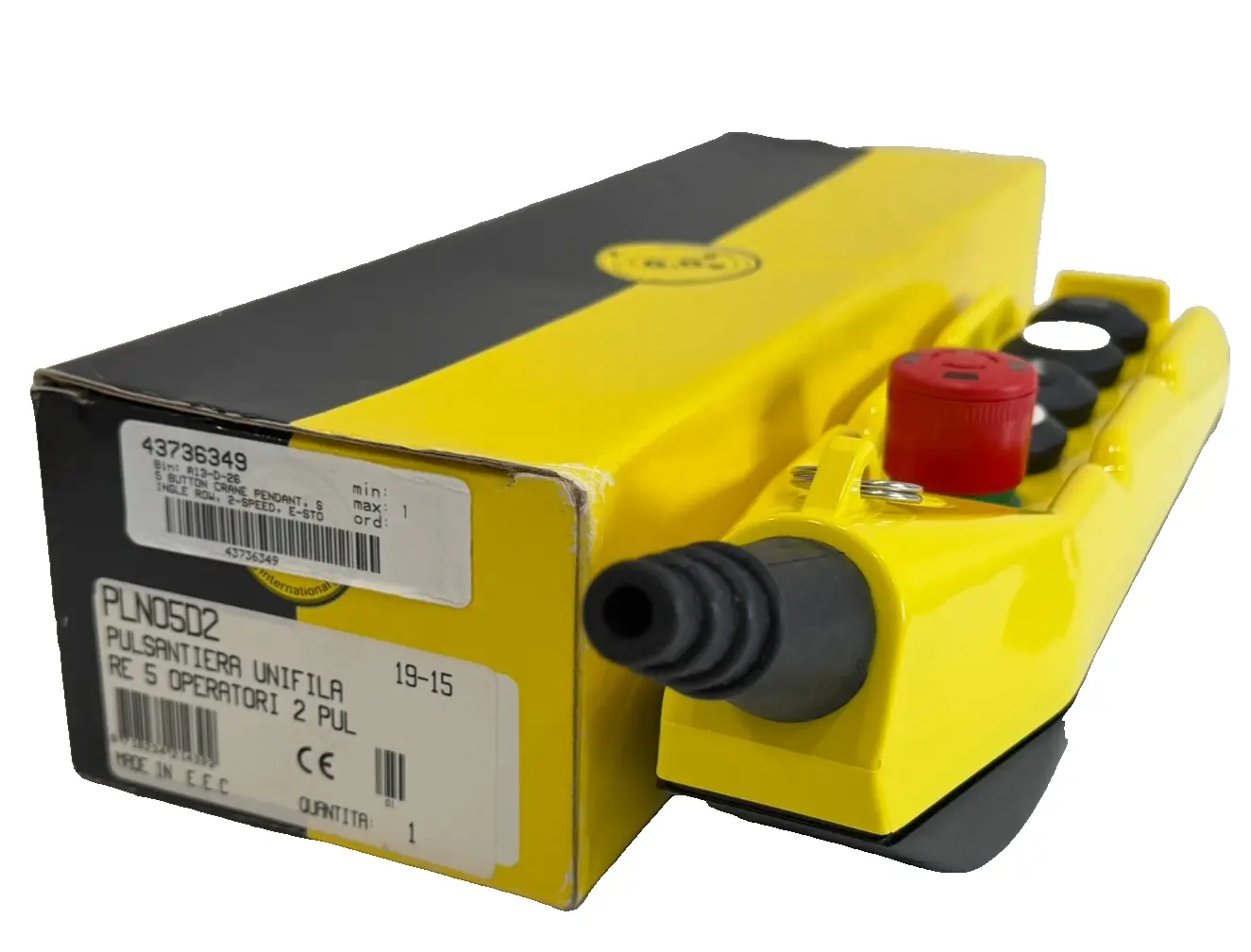 NEW GIOVENZANA PLN05D2 PENDANT CONTROL STATION