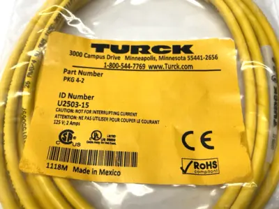NEW TURCK PKG 4-2, U2503-15