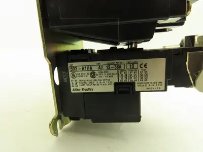 Allen Bradley Motor Starter Overload NEMA 1 600v Contactor 110v Coil 12-38A 10Hp