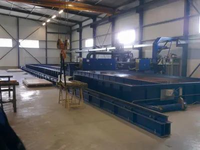 USED MESSER GRIESHEIM OMNIMAT L 6000 CNC PLASMA 3D BEVELLING