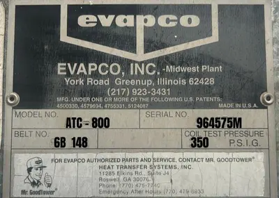USED EVAPCO ATC-800