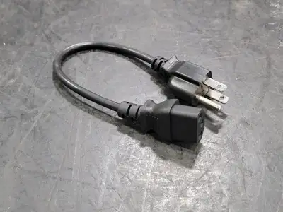 Universal Power Cord 18 AWG 1 ft. (Box of 196)