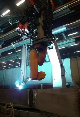 USED CLOOS ROMAT 310 WELDING UNIT FOR BIG PIECES