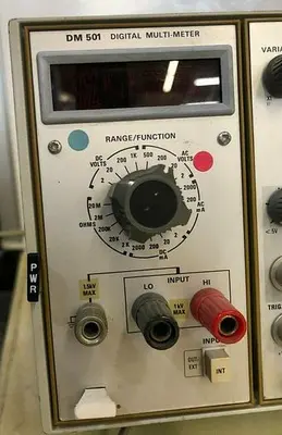TEKTRONIX DM501 DIGITAL MULTIMETER, PG501 PULSE GENERATOR, SG502 Oscillator