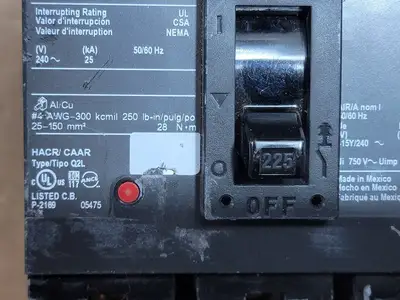 USED SQUARE D QDL32225
