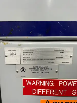 MV Double-Ended Unit Substation - 2 x 2000/3000kVA, 13.8kV Transformers w/ 4160V Ampgard Switchgear