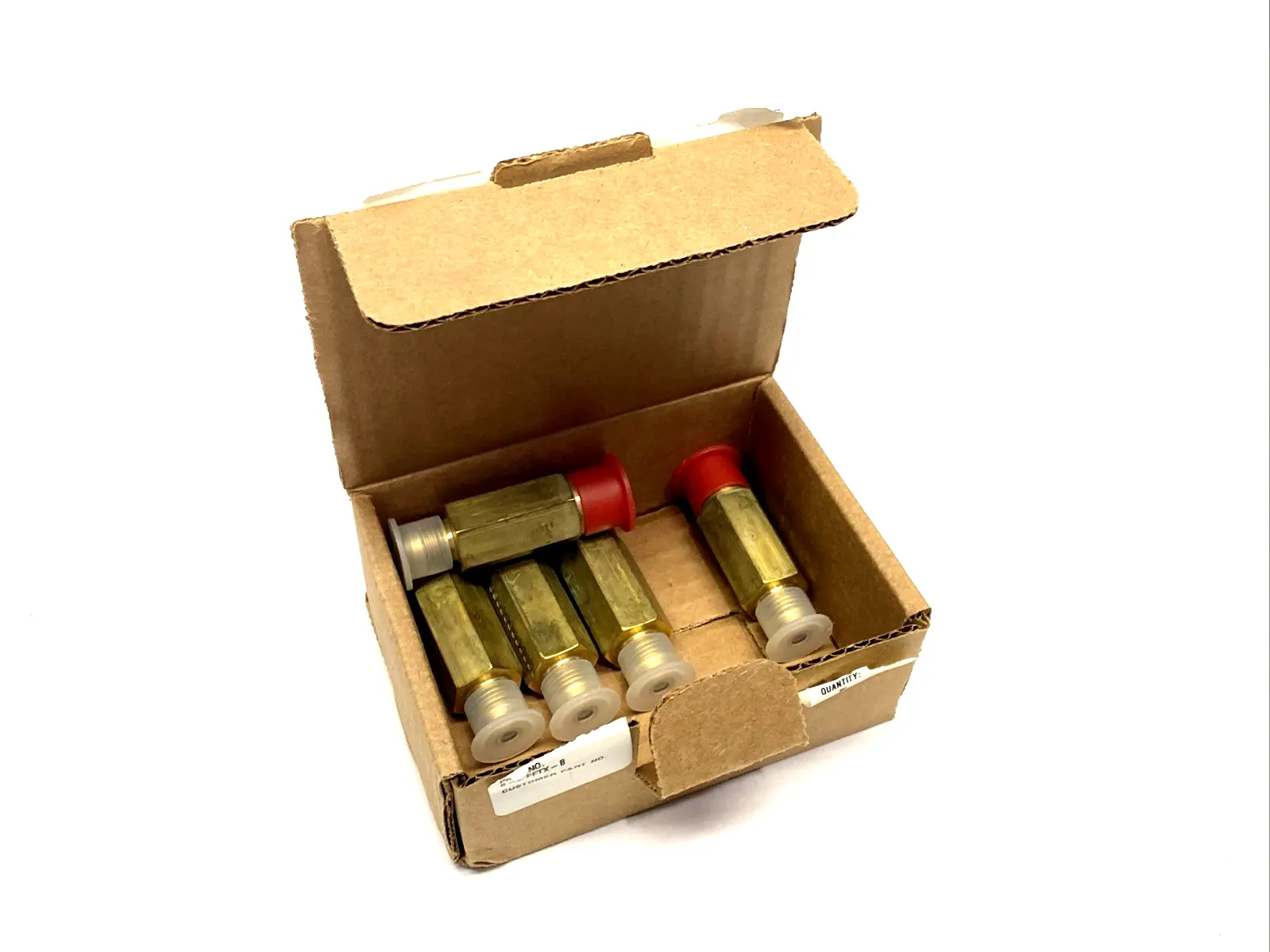 6-6 FFTX-B | Parker  Triple-Lok Tube Fitting, Flare JIC 37 Deg. 3/8" NPT, Long 5PK - New – Open box