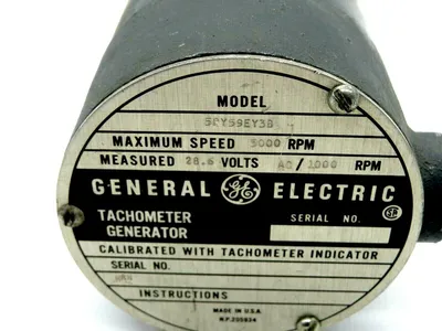 NEW GENERAL ELCTRIC 5PY59EY3B TACHOMETER GENERATOR