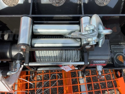 Used WOLVERINE SSW15 HYDRAULIC WINCH SKID STEER ATTACHMENT Misc Construction Attachements Michigan US | Miedema Asset Management Group #1768771