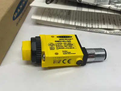 New | in-Stock BANNER ENGINEERING MINI-BEAM EMITTER RANGE: 30 M 4-PIN M12 INTEGRAL QD 26952 Pins | Maverick Industrial Sales #1102370