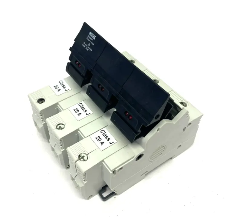 Used RITTAL FUSE HOLDER 3-POLE, UP TO 60A 9345015 Fuse Accessories | Maverick Industrial Sales #1107219