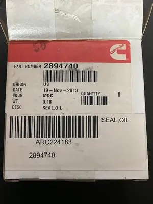 Cummins Oil Seal PN 2894740