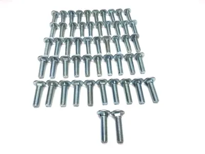 1/2"-13 x 2" Carriage Bolt Grade 2 LOT OF 52 SHELFWARE - New Other