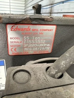 USED 2012 EDWARDS 55 TON