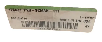 NEW DODGE 126837 2-BOLT PILLOW BLOCK BEARING P2B-SCMAH-111 1-11/16"