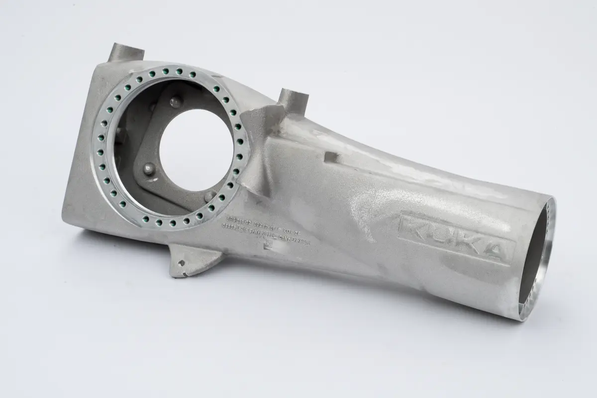 KUKA Arm 1200, machined