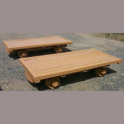 Custom Built Flat Deck Mine Cars