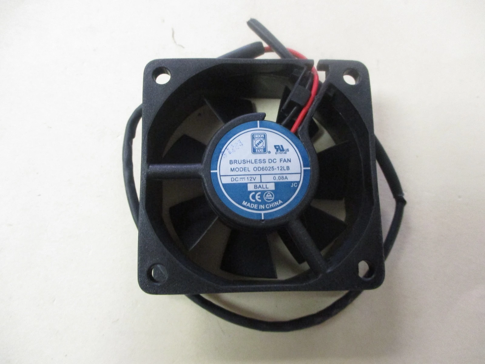 USED Orion Fans OD6025-12LB