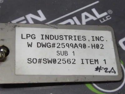 LPG Industries 2599A90-H02 Thermocouple Module Sub 1 Surplus