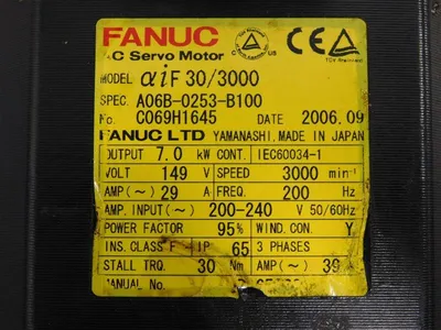 USED FANUC ΑIF 30/3000