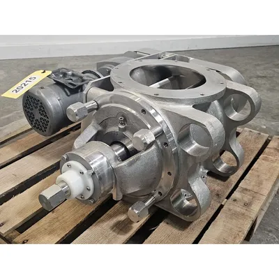 Used 8" Sanitary Quick Clean Stainless Steel Rotary Airlock Valve
