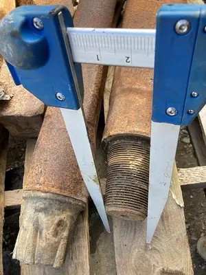 Used AFTERMARKET 7-3/4” X 31" CABLE TOOL DRILLING CHISEL BIT Drills Pennsylvania US | East West Machinery & Drilling #1417243