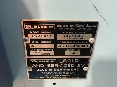 Used BLUE M ESP400BC4 Ovens Ohio US | HGR 24 #1446176