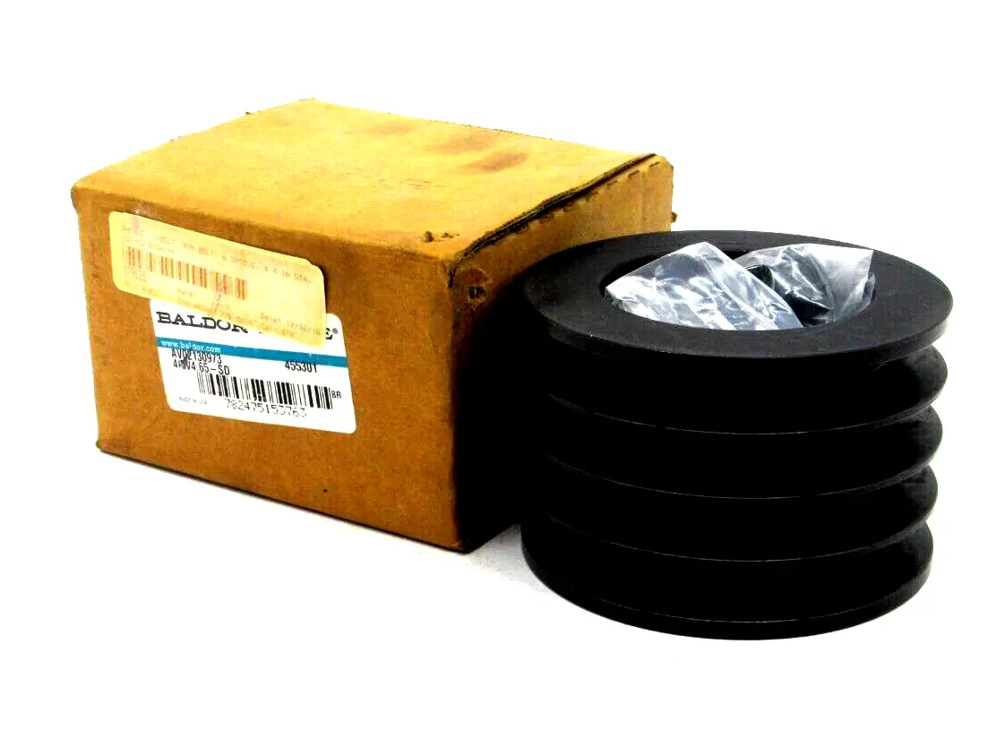 NEW BALDOR 455301 SHEAVE 4-5V4.65-SD
