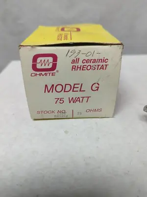 New | in-Stock OHMITE RGS25R Miscellaneous Equipment (Electrical & Power) Ohio US | Surplus Asset Holdings #1238461