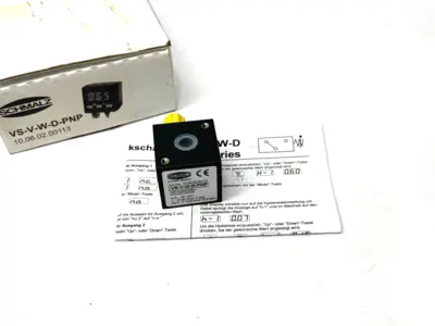 USED SCHMALZ DIGITAL VACUUM AND PRESSURE SWITCH 10.06.02.00113