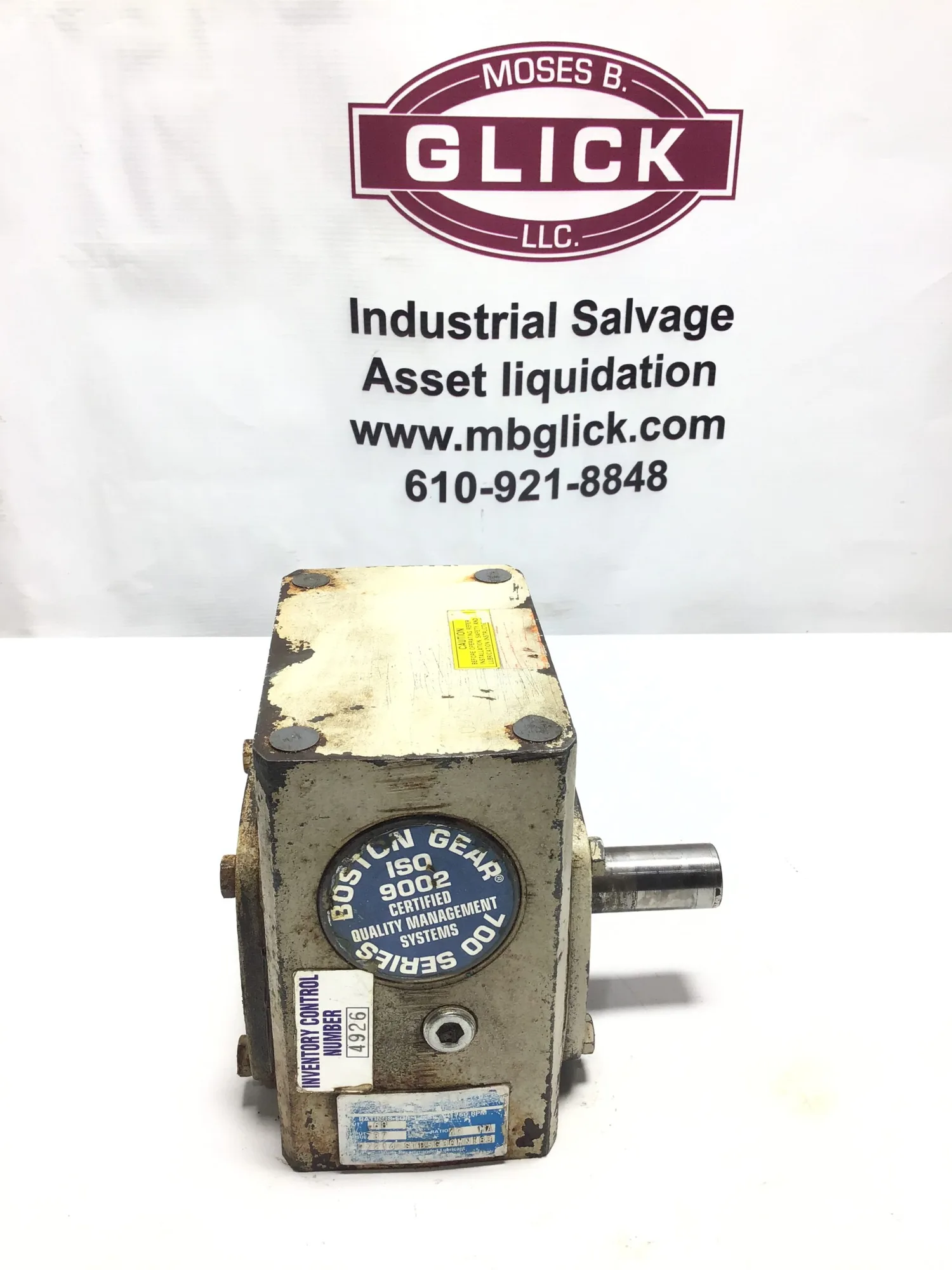 Boston Gear 72140STB5G30MNI88 Gear Speed Reducer 40:1 Ratio